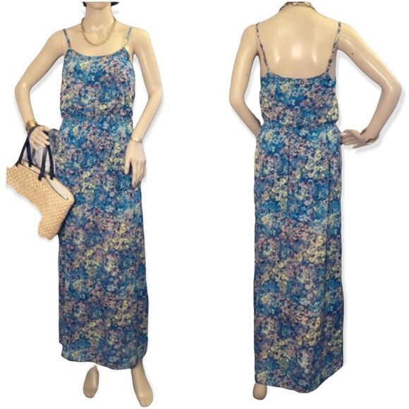 Fire Los Angeles Floral Maxi Dress High Sl… - Picture 1 of 10